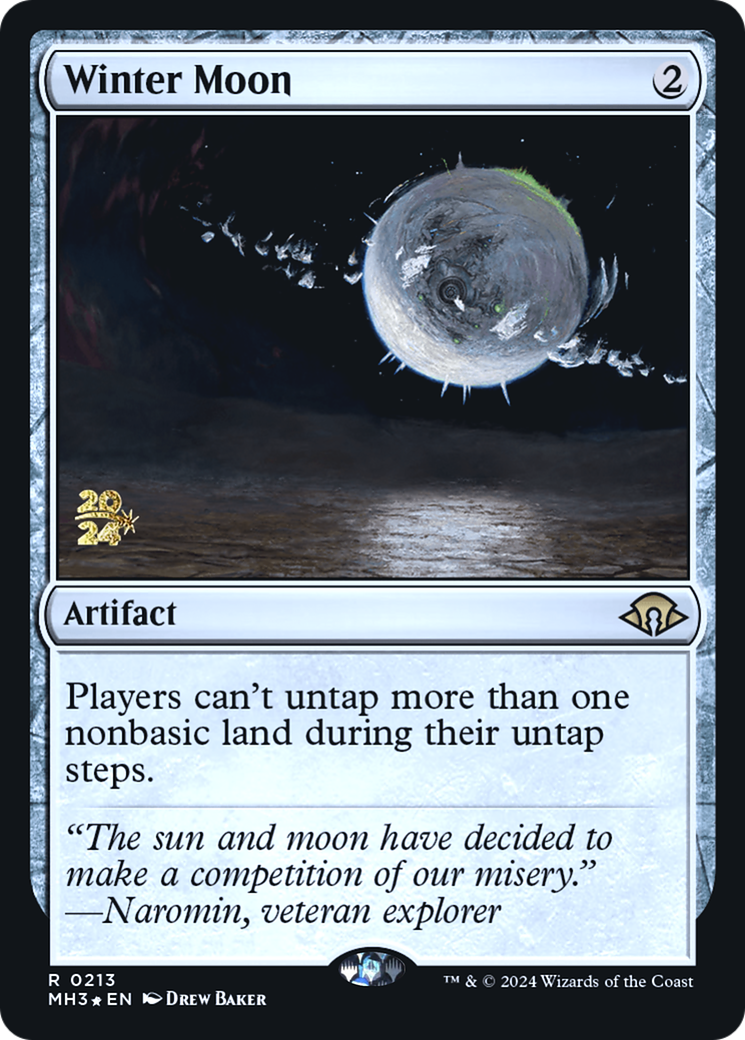 {R} Winter Moon [Modern Horizons 3 Prerelese Promos][PR PMH3 213]