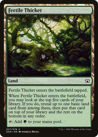 {C} Fertile Thicket [Duel Decks: Nissa vs. Ob Nixilis][DDR 027]