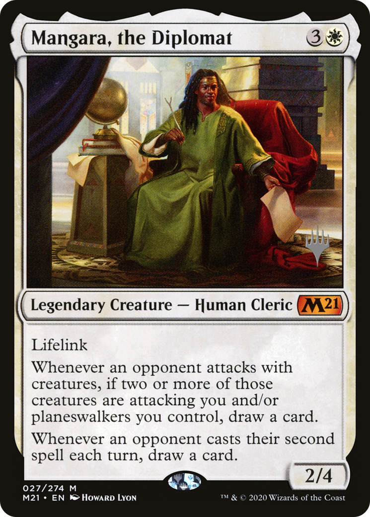 {R} Mangara, the Diplomat (Promo Pack) [Core Set 2021 Promos][PP M21 027]