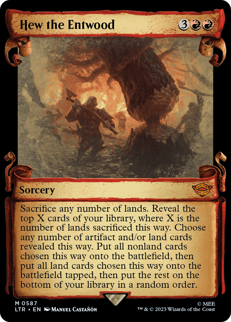 {R} Hew the Entwood [The Lord of the Rings: Tales of Middle-Earth Showcase Scrolls][LTR 587]