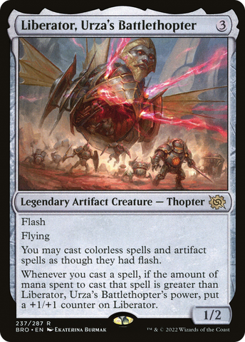 {R} Liberator, Urza's Battlethopter [The Brothers' War][BRO 237]