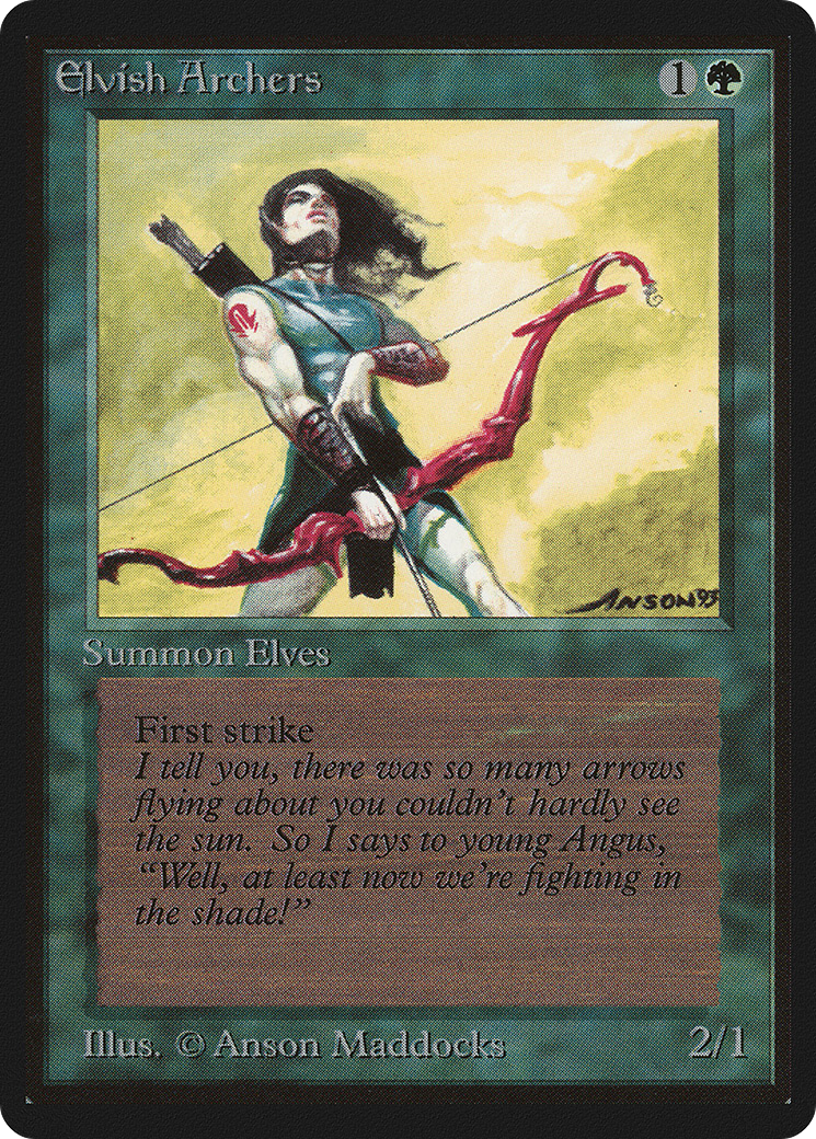 {R} Elvish Archers [Beta Edition][LEB 192]