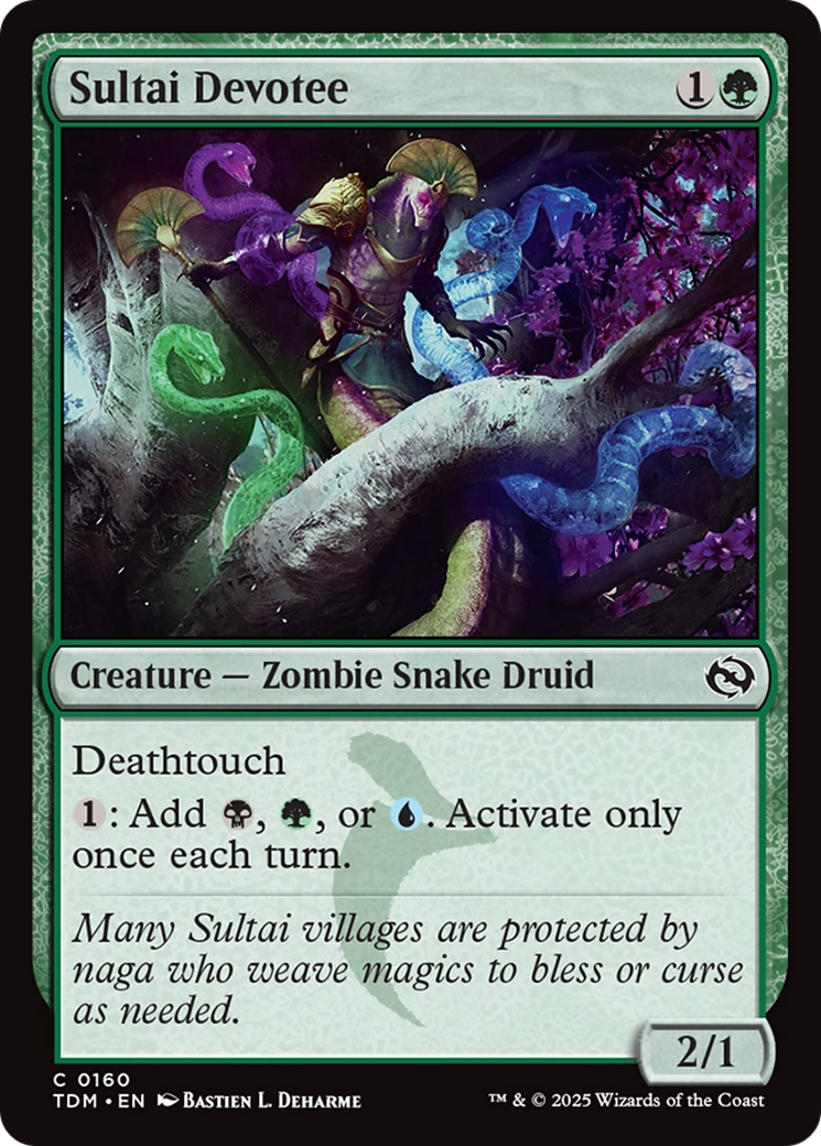 {@C} Sultai Devotee [Tarkir: Dragonstorm][TDM 160]