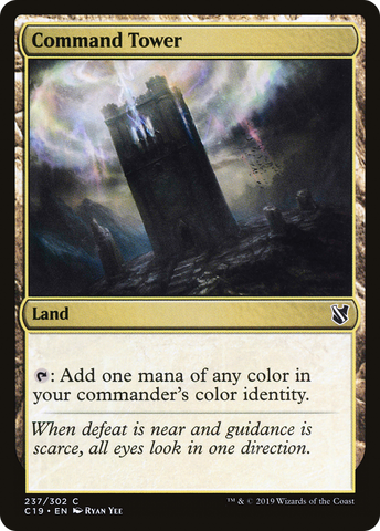{C} Command Tower [Commander 2019][C19 237]