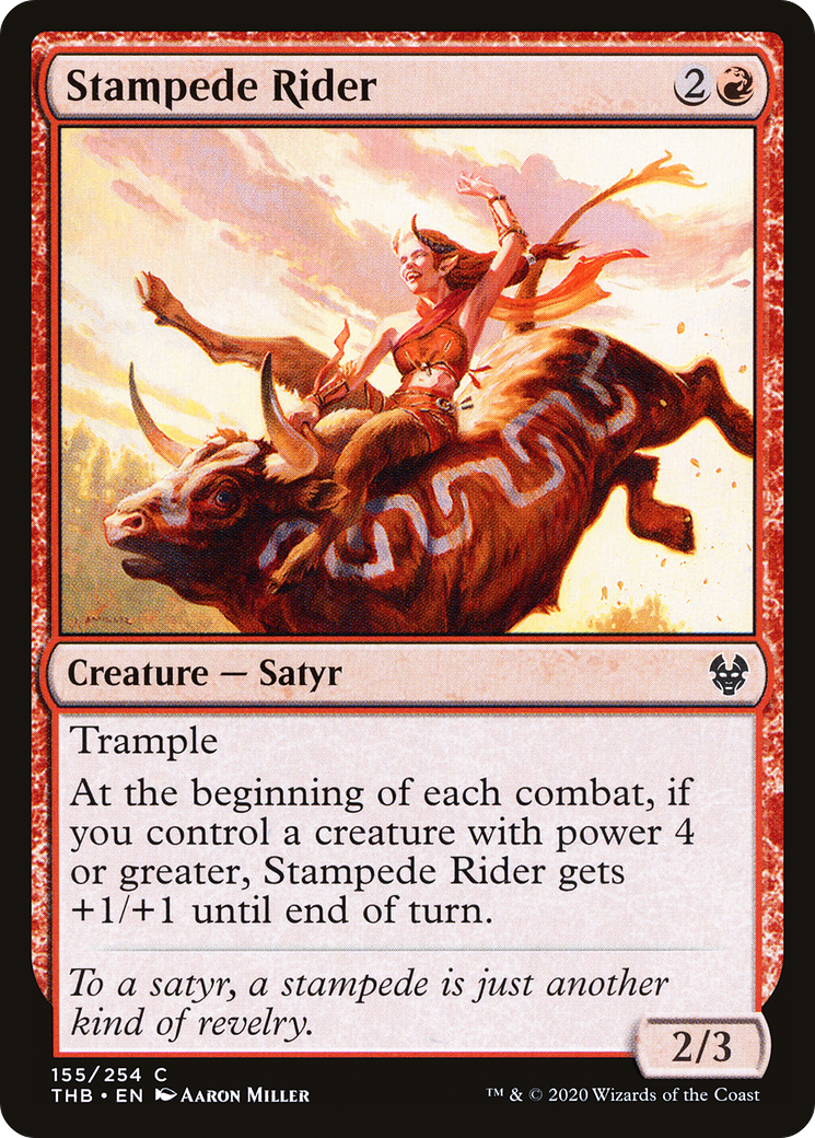 {C} Stampede Rider [Theros Beyond Death][THB 155]