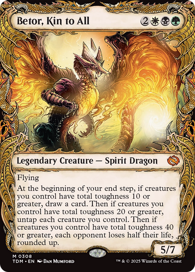 {@R} Betor, Kin to All (Showcase) [Tarkir: Dragonstorm][TDM 308]
