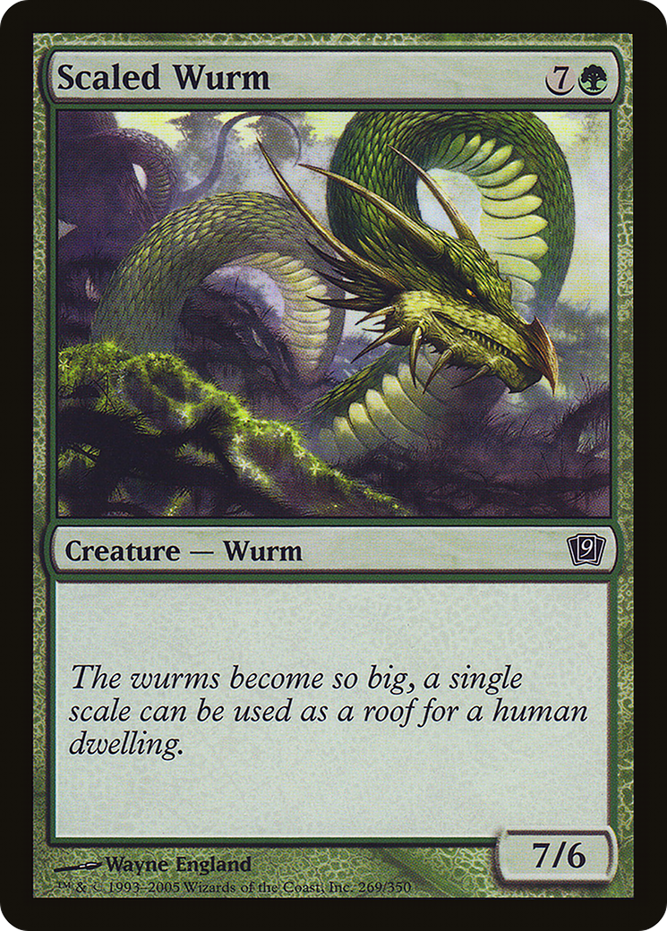 {C} Scaled Wurm [Ninth Edition][9ED 269]