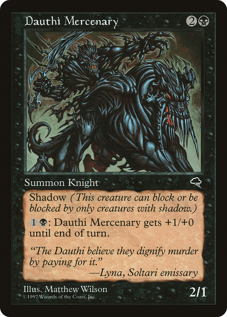 {C} Dauthi Mercenary [Tempest][TMP 124]