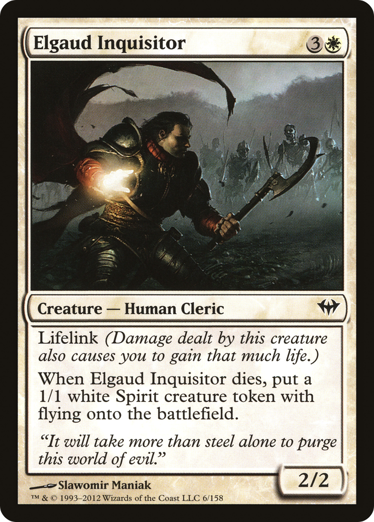 {C} Elgaud Inquisitor [Dark Ascension][DKA 006]