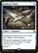 {R} Forebear's Blade [Dominaria Prerelease Promos][PR DOM 214]