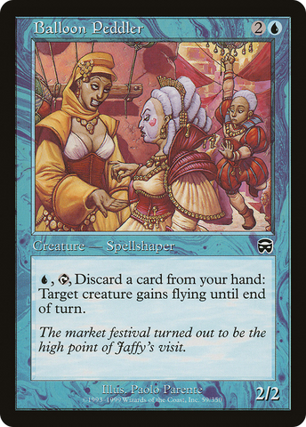 {C} Balloon Peddler [Mercadian Masques][MMQ 059]