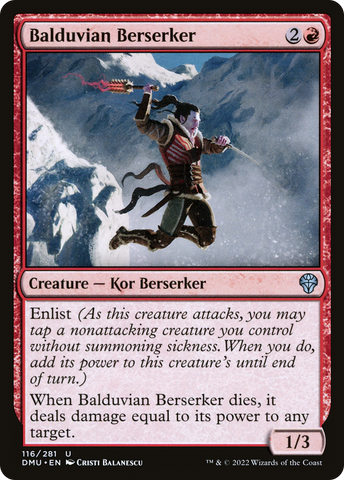 {C} Balduvian Berserker [Dominaria United][DMU 116]