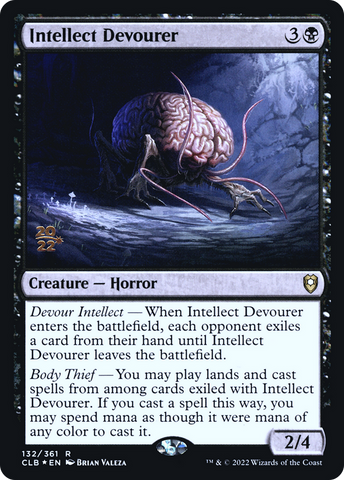 {R} Intellect Devourer [Commander Legends: Battle for Baldur's Gate Prerelease Promos][PR CLB 132]