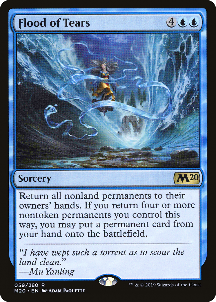 {R} Flood of Tears [Core Set 2020][M20 059]