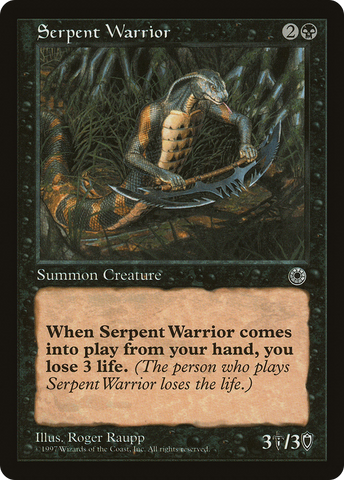 {C} Serpent Warrior [Portal][POR 109]