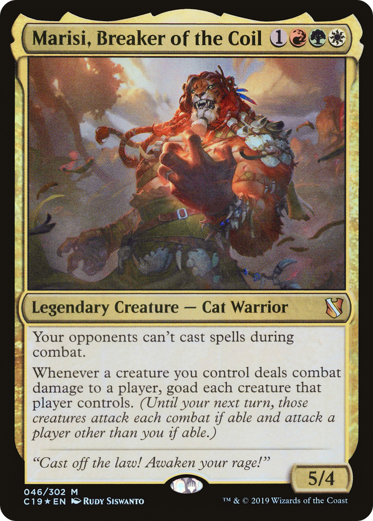 {R} Marisi, Breaker of the Coil [Commander 2019][C19 046]