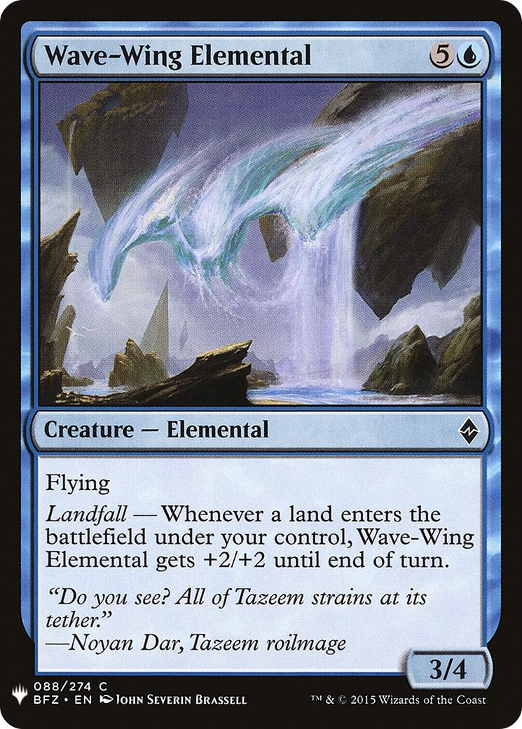 {C} Wave-Wing Elemental [Mystery Booster][LS BFZ 088]