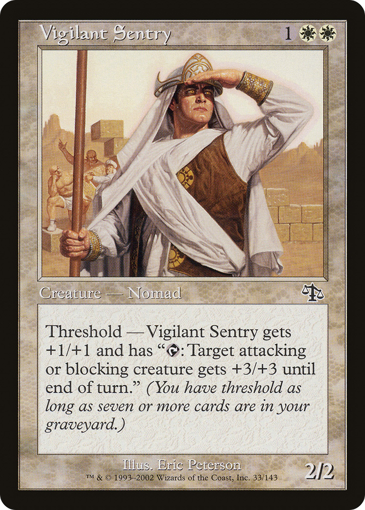 {C} Vigilant Sentry [Judgment][JUD 033]