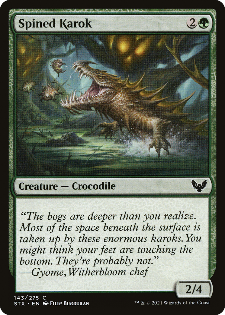 {C} Spined Karok [Strixhaven: School of Mages][STX 143]