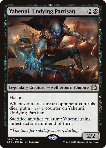 {R} Yahenni, Undying Partisan [Aether Revolt][AER 074]