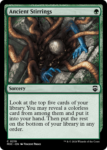 {C} Ancient Stirrings [Modern Horizons 3 Commander][M3C 219]
