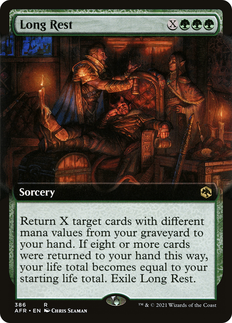 {R} Long Rest (Extended Art) [Dungeons & Dragons: Adventures in the Forgotten Realms][AFR 386]