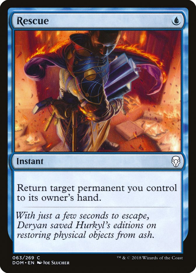 {C} Rescue [Dominaria][DOM 063]