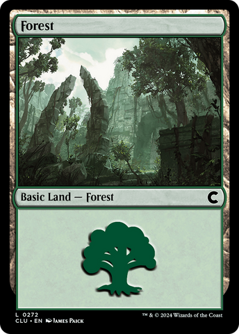 {B} Forest (0272) [Ravnica: Clue Edition][CLU 272]