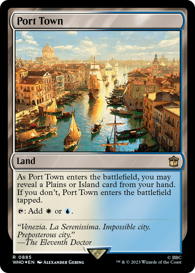 {R} Port Town (Surge Foil) [Doctor Who][WHO 885]
