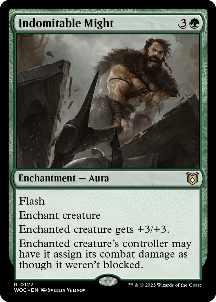{R} Indomitable Might [Wilds of Eldraine Commander][WOC 127]