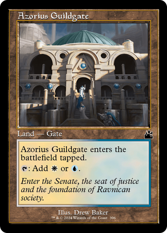 {C} Azorius Guildgate (Retro Frame) [Ravnica Remastered][RVR 396]