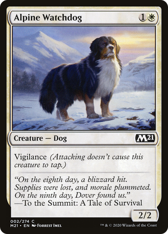 {C} Alpine Watchdog [Core Set 2021][M21 002]