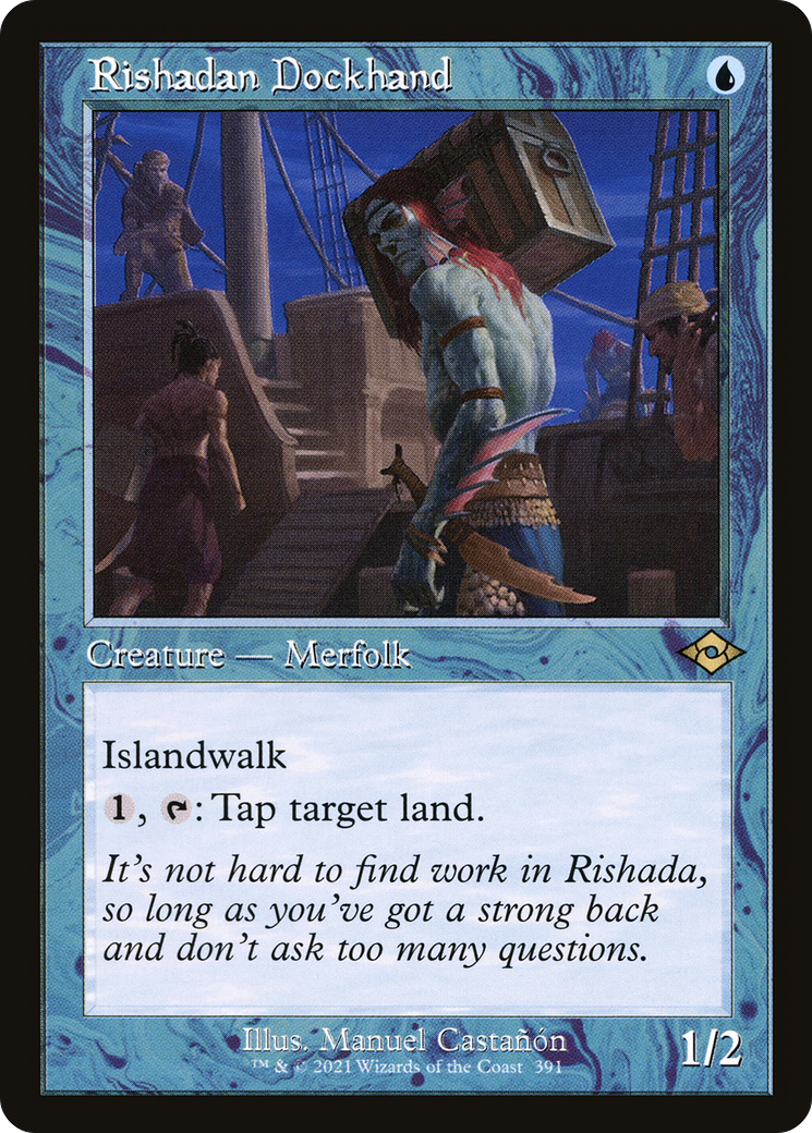 {R} Rishadan Dockhand (Retro Frame) (Foil) [Modern Horizons 2] [MH2 391]