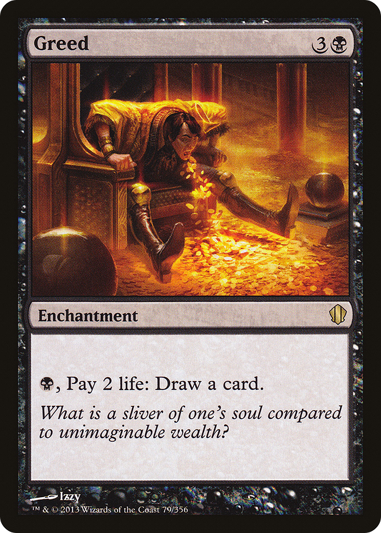 {R} Greed [Commander 2013][C13 079]