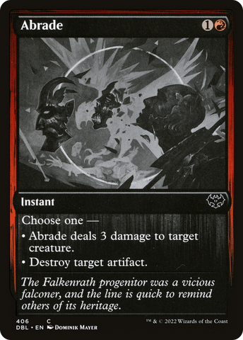 {C} Abrade [Innistrad: Double Feature][DBL 406]