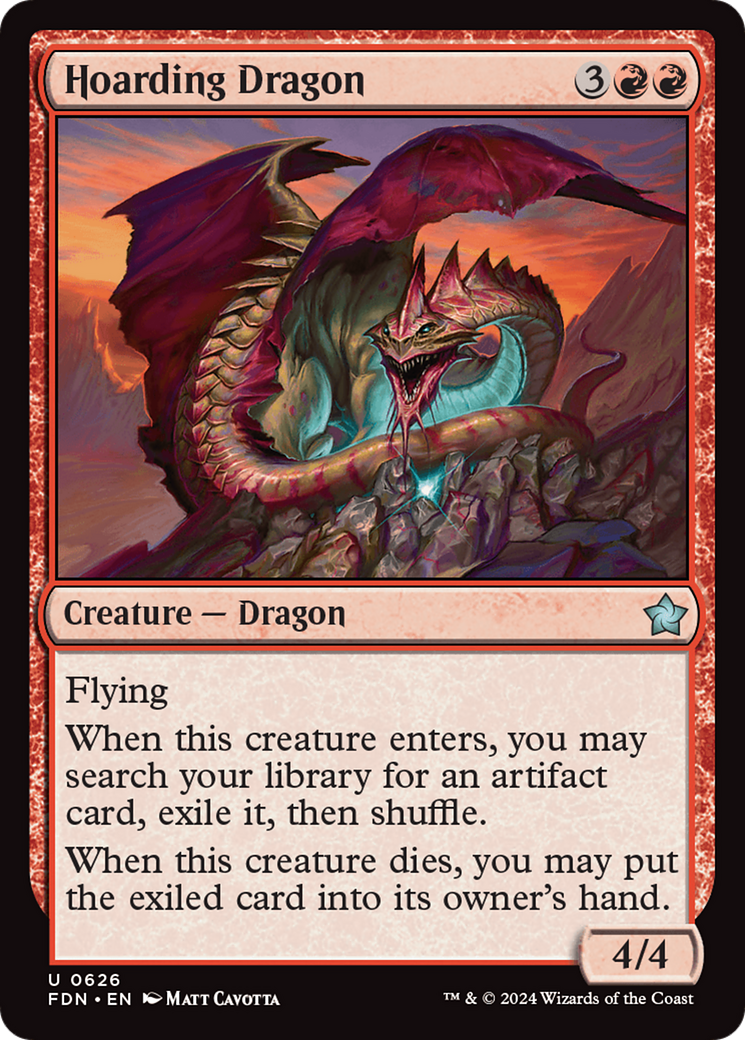{@C} Hoarding Dragon [Foundations][FDN 626]