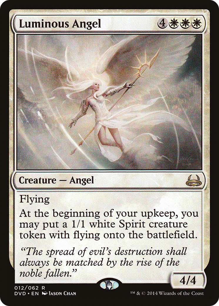{R} Luminous Angel (Divine vs. Demonic) [Duel Decks Anthology][DVD 012]