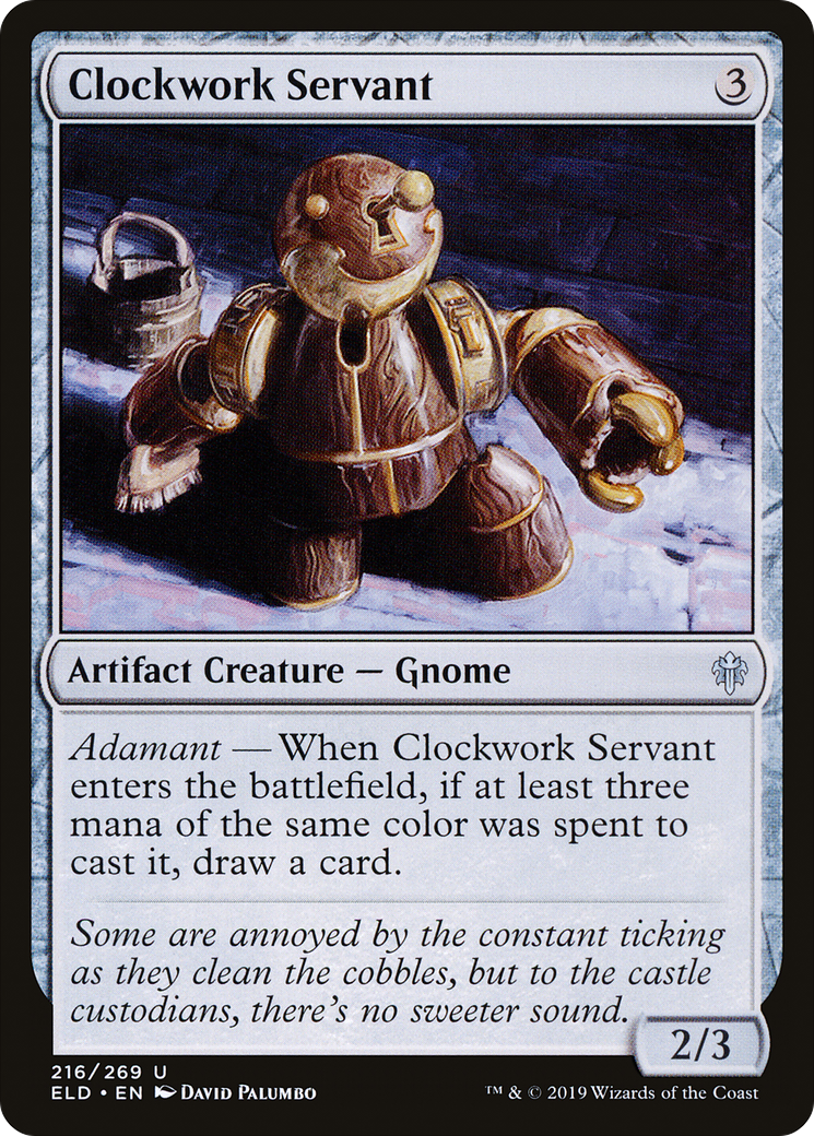 {C} Clockwork Servant [Throne of Eldraine][ELD 216]