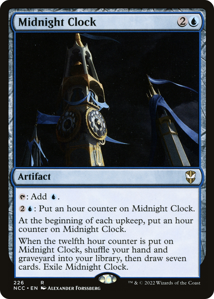 {R} Midnight Clock [Streets of New Capenna Commander][NCC 226]