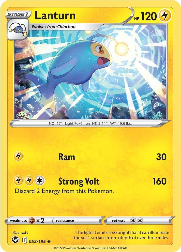 [PKM] Lanturn (052/195) [Sword & Shield: Silver Tempest]