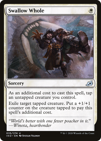 {C} Swallow Whole [Ikoria: Lair of Behemoths][IKO 035]