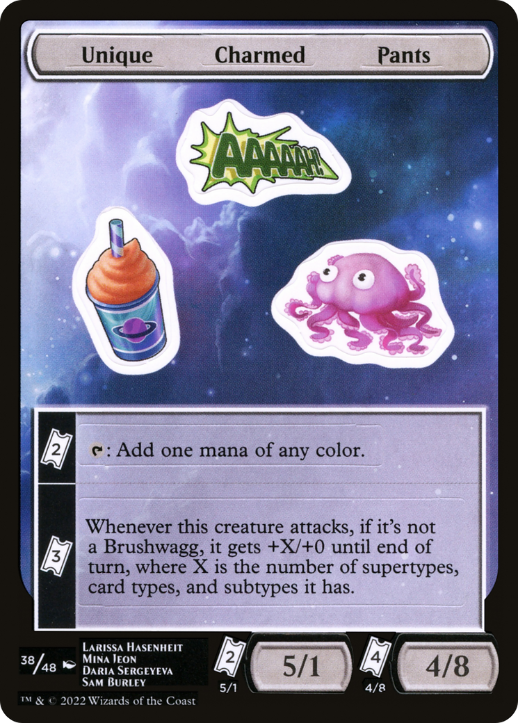 {C} Unique Charmed Pants [Unfinity Stickers][SUNF 038]