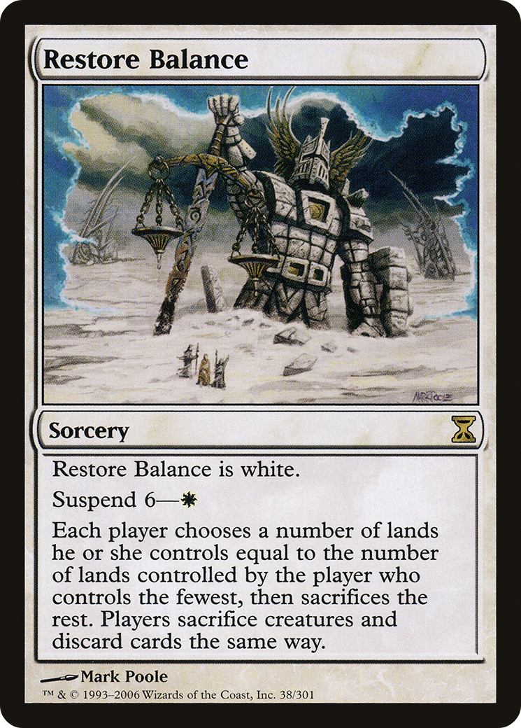 {R} Restore Balance [Time Spiral][TSP 038]