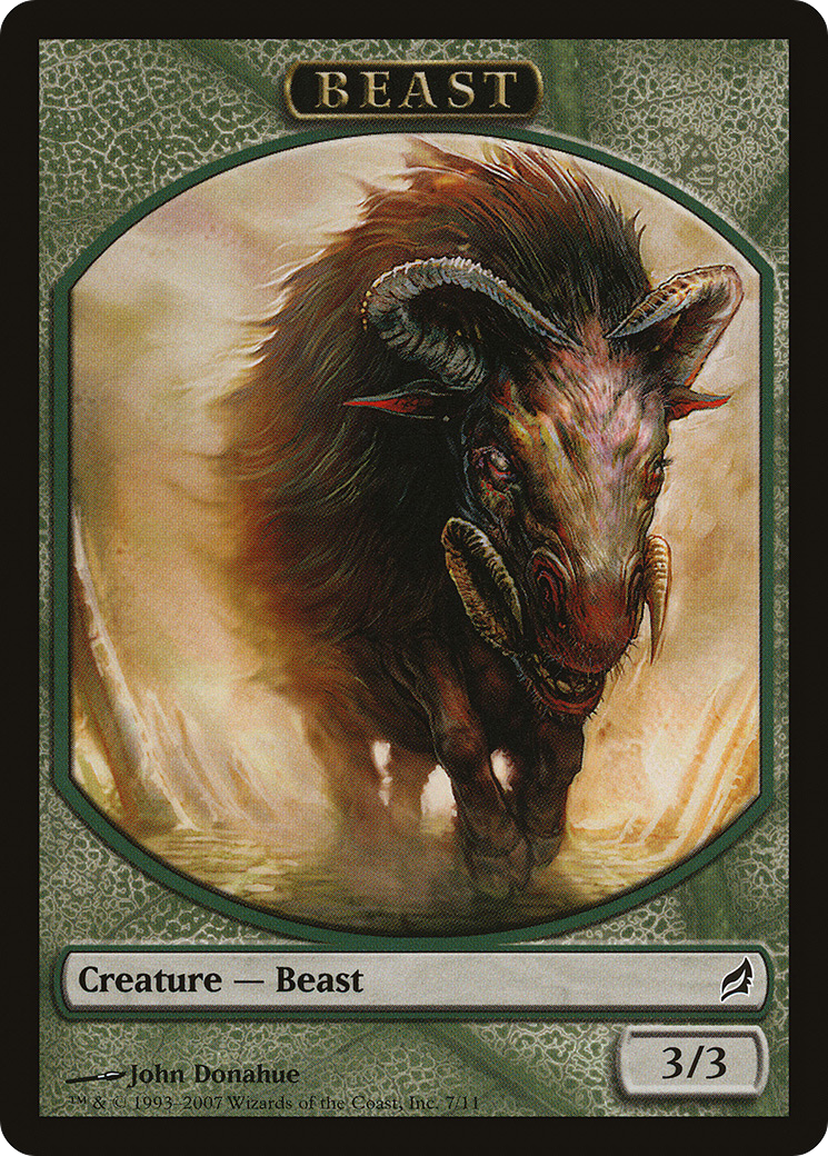 {T} Beast Token [Lorwyn Tokens][TLRW 007]
