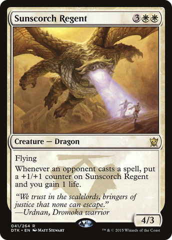 {R} Sunscorch Regent [Dragons of Tarkir][DTK 041]