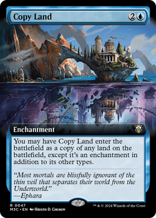 {R} Copy Land (Extended Art) [Modern Horizons 3 Commander][M3C 047]