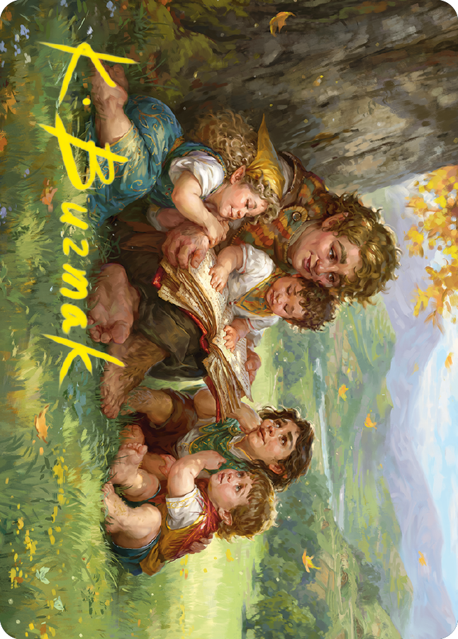 {A} Samwise Gamgee Art Card (19/81) (Gold-Stamped Signature) [The Lord of the Rings: Tales of Middle-earth Art Series][GS ALTR 019]