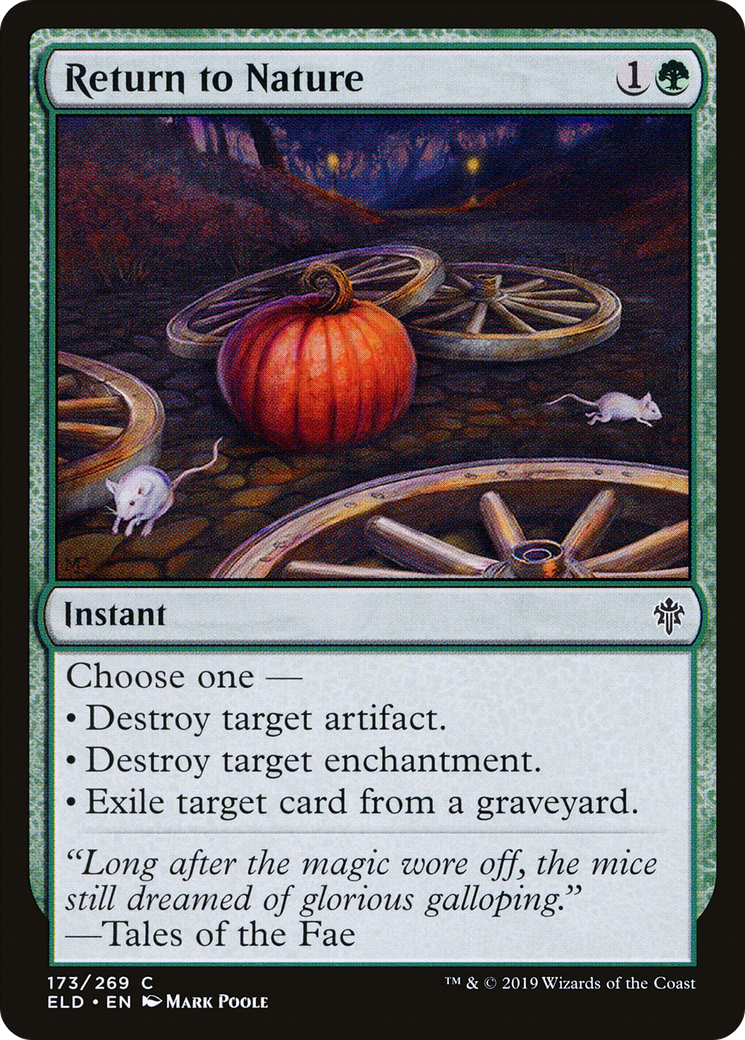 {C} Return to Nature [Throne of Eldraine][ELD 173]