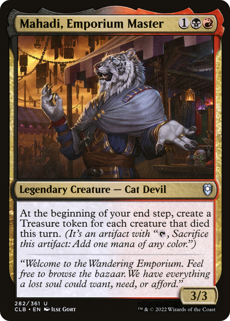 {C} Mahadi, Emporium Master [Commander Legends: Battle for Baldur's Gate][CLB 282]