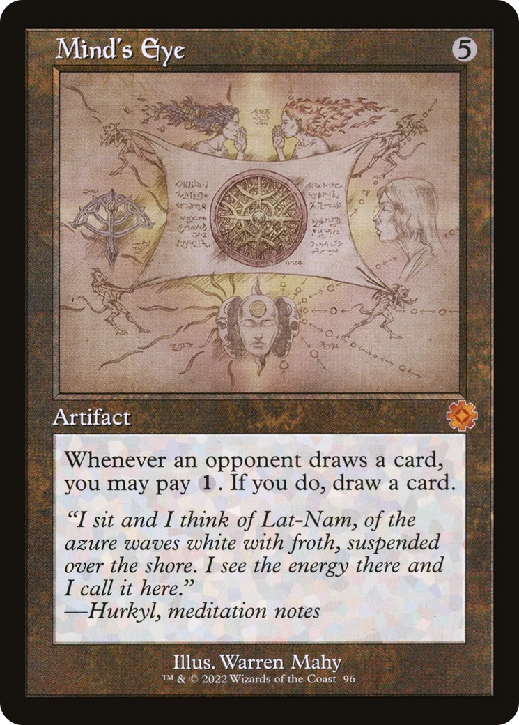 {R} Mind's Eye (Retro Schematic) [The Brothers' War Retro Artifacts][BRR 096]